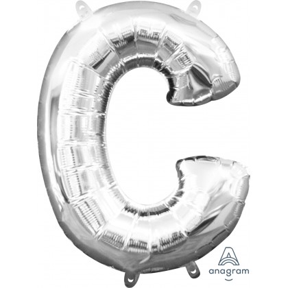 L16 16" (SILVER) Mini Foil Letter C